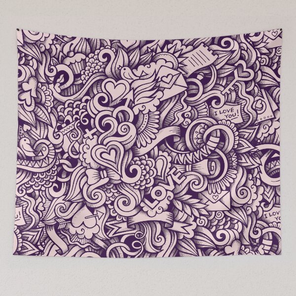 Item preview, Beautiful Love Doodle Design designed and sold by stylebytara.