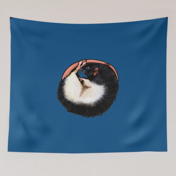 Item preview, Black Hooded Rat designed and sold by Rose Gerard.