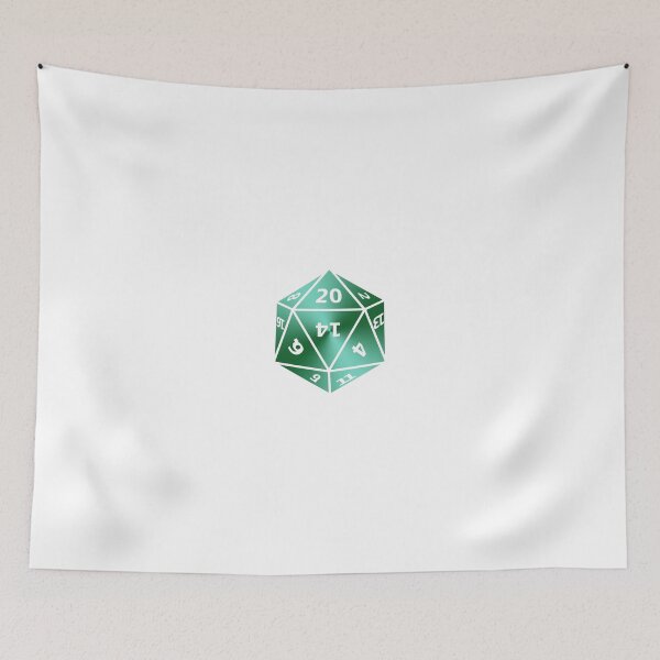 Item preview, D20 Green designed and sold by Hello Geek Fox.