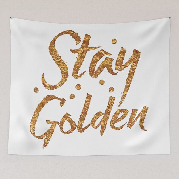 Item preview, PERMANEZCA DE ORO en papel de oro (imagen) designed and sold by jazzydevil.