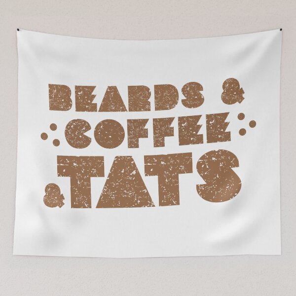 Item preview, BEARDS AND COFFEE AND TATS designed and sold by jazzydevil.