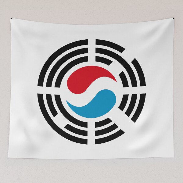 Item preview, Korean Luxembourg Multinational Patriot Flag Series designed and sold by Carbon-Fibre Media.