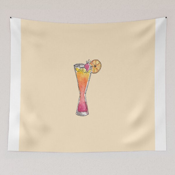 Item preview, Tropical Mixed Fruity Mango Strawberry Drink designed and sold by Blkstrawberry.