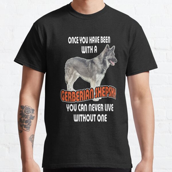 Gerberian Shepsky German Shepherd Siberian Husky Dog T-Shirt Classic T-Shirt