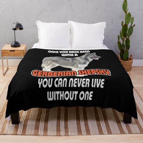 Item preview, Gerberian Shepsky German Shepherd Siberian Husky Dog T-Shirt designed and sold by DSWShirts.