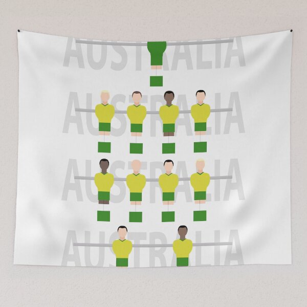 Item preview, Cool Retro Australia soccer fussball design designed and sold by Auslandesign.