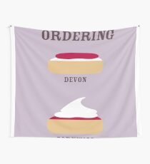 CREAM TEA ORDERING Wall Tapestry