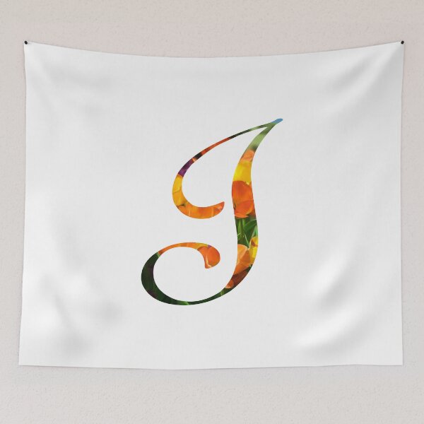 Item preview, Floral J designed and sold by Kathy Weaver.