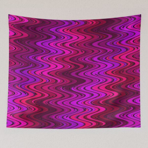 Item preview, WAVY-2 (Purples, Fuchsias, Violets & Magentas)-(9000 x 9000 px) designed and sold by coloraddicted.