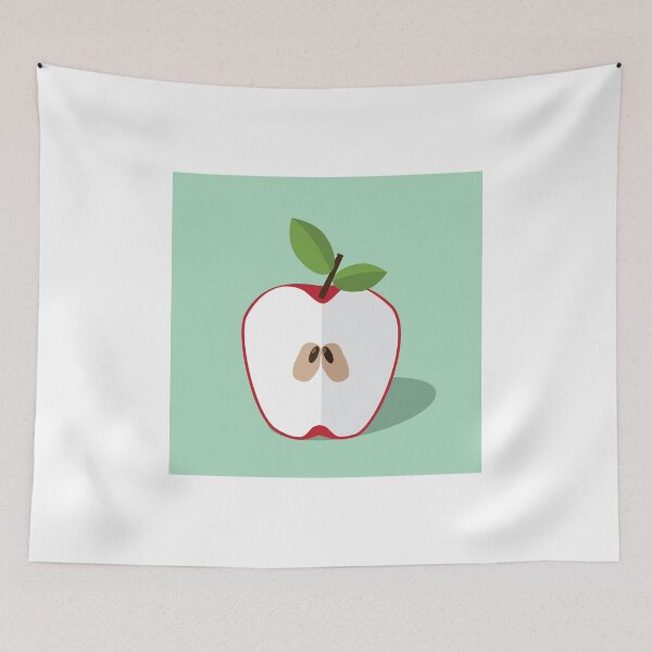 Item preview, Half an apple. designed and sold by La Cartoonista.