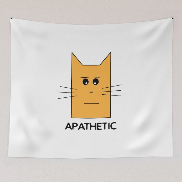 Item preview, Apathetic cat designed and sold by AlenaMarkaryan.