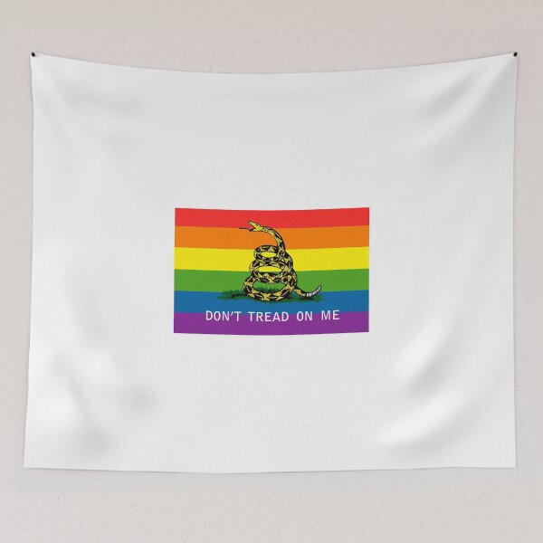 Item preview, Gadsden Gay Pride Flag designed and sold by MADdesign.