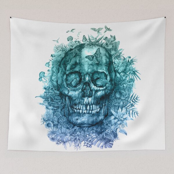 Item preview, tropical skull 2 designed and sold by BekimART.