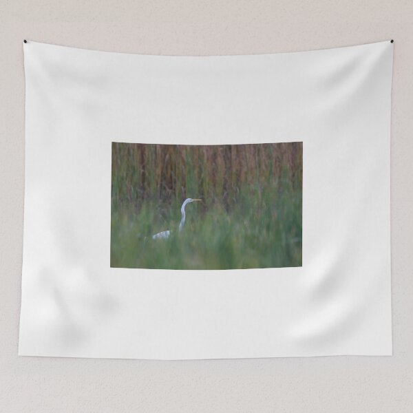 Item preview, Great Egret amongst the reeds designed and sold by James Cumming.