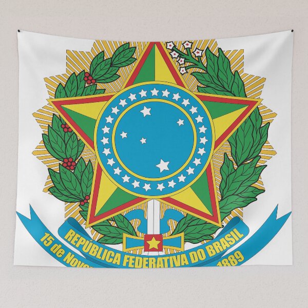 Item preview, Brazilian Coat of Arms   designed and sold by zwrr16.