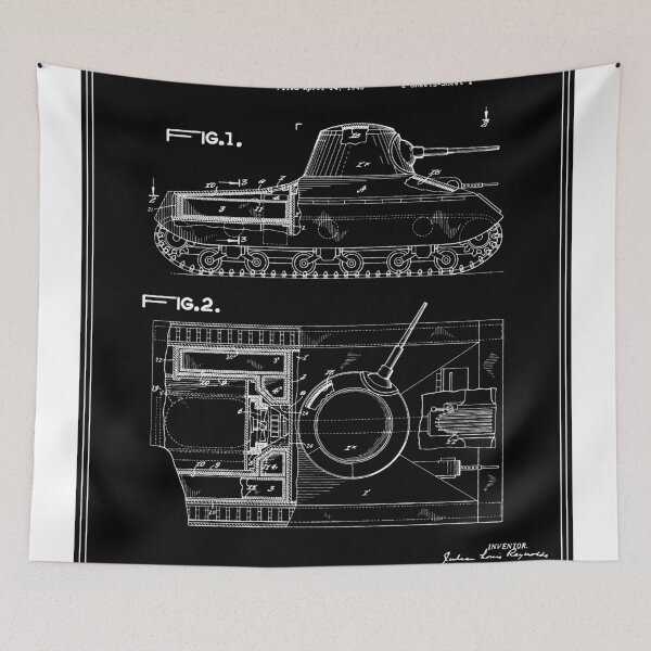 Artikelvorschau, Tank-Patent - Schwarz entworfen und verkauft von FinlayMcNevin.