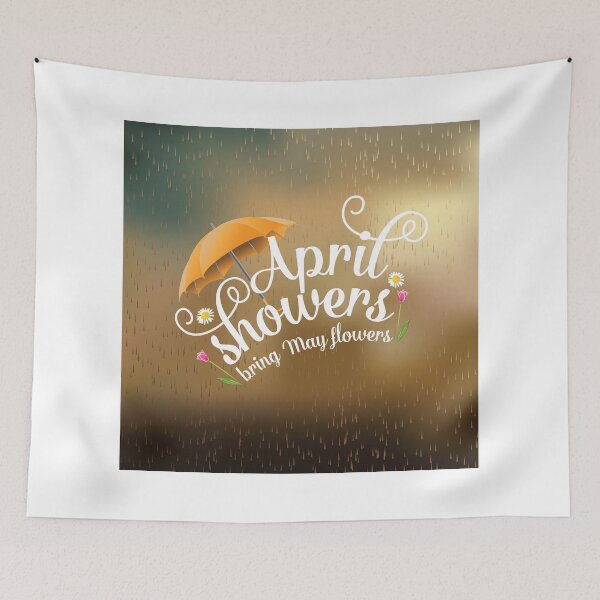 Item preview, April showers bring May flowers design designed and sold by La Cartoonista.