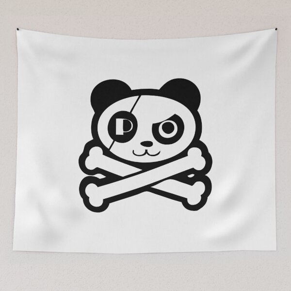 Item preview, Pirate Panda Eye-Patch designed and sold by 108dragons.