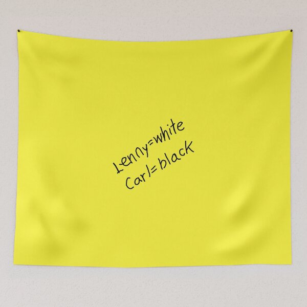 Item preview, Lenny = White, Carl = Black designed and sold by twombly.