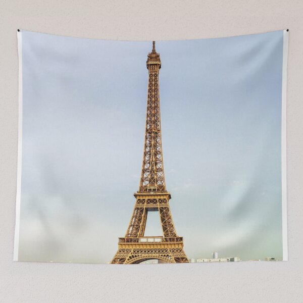 Item preview, Editorial,13th May 2016:  Paris, France. Eiffel tower sunset view on blue sky background designed and sold by Alexander Sorokopud.