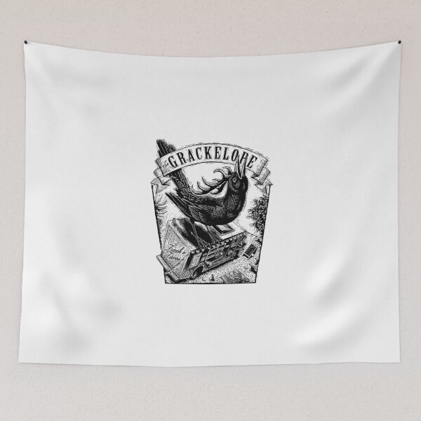 Item preview, The Grackelope (black and white) designed and sold by Jeff Crosby.