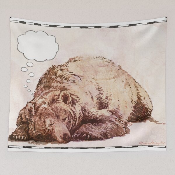 Item preview, Blank Thought Bubble Bear designed and sold by missdaisydee.