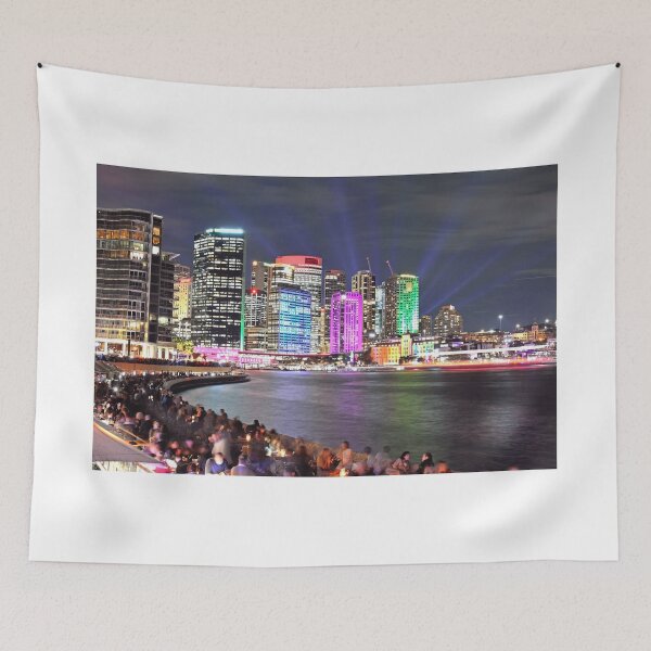 Item preview, City Skyline 4 Vivid 2016 designed and sold by Peter Hocking.