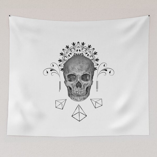 Item preview, Fu skull designed and sold by Fireduptees.