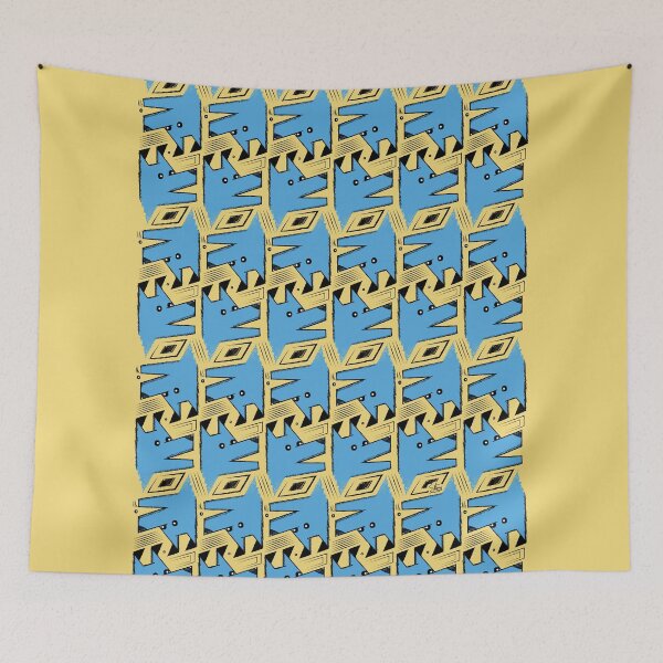 Item preview, Blue Origami Dog Pattern  designed and sold by SylviaGo.