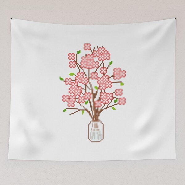 Item preview, Pixelated Blossom Tree designed and sold by Ravanna Lotus.