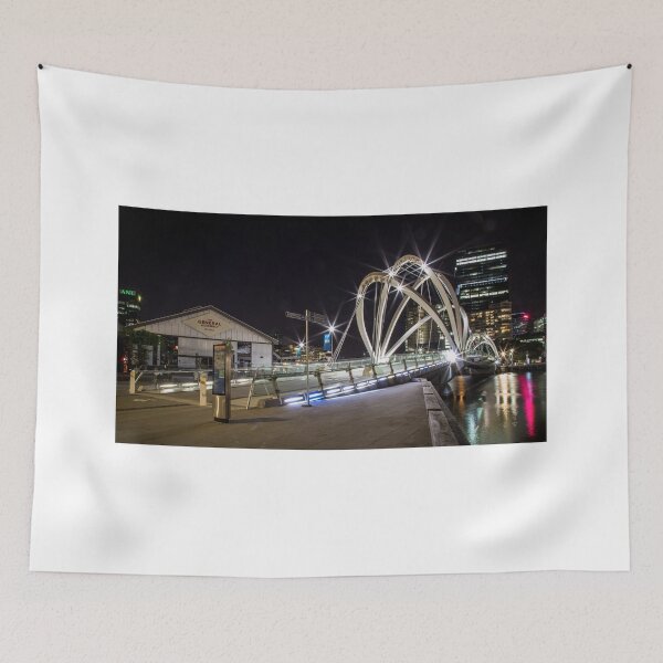 Item preview, Seafarer's Bridge over Yarra River, Melbourne designed and sold by susanzentay.