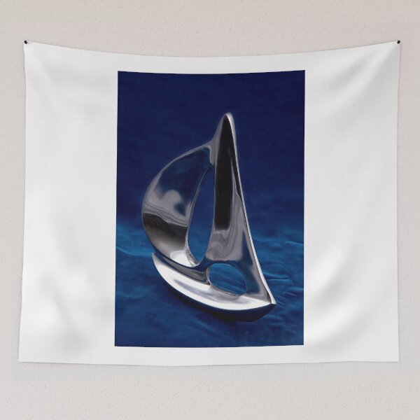 Item preview, Silver on Blue designed and sold by SWEEPER.