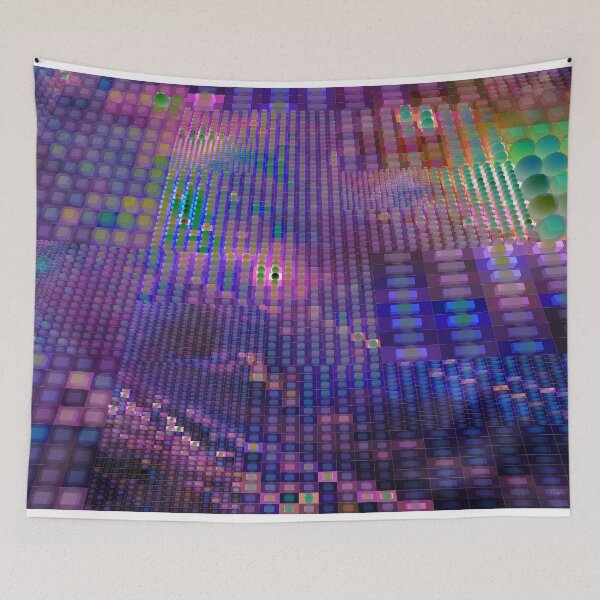 Item preview, Push Button Universe Generative Algorithmic Art designed and sold by Jim Plaxco.