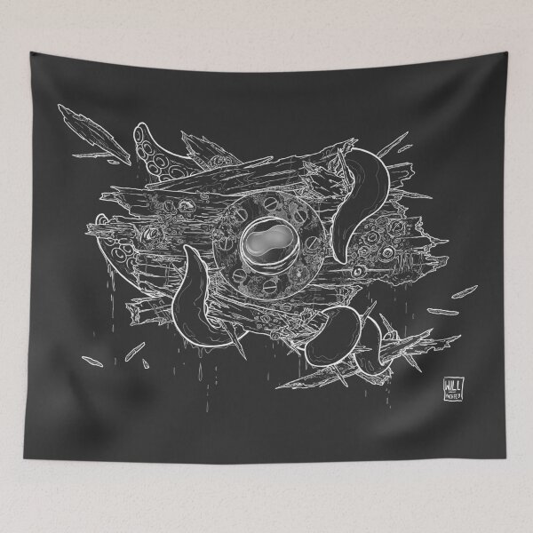 Item preview, Death Knell of the Nautilus - White Line designed and sold by willhpacheco.