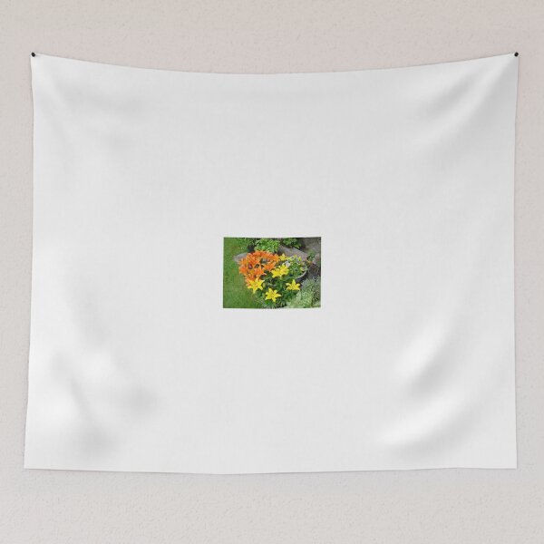 Item preview, POTTED YELLOW AND ORANGE LILIES designed and sold by JAYMILO.