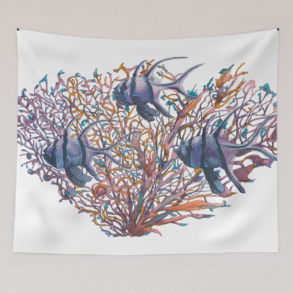 Item preview, Cardinalfish in coral designed and sold by aliciapuran.