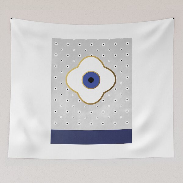 Item preview, Mati Mati floral evil eye designed and sold by ME Design Studio.