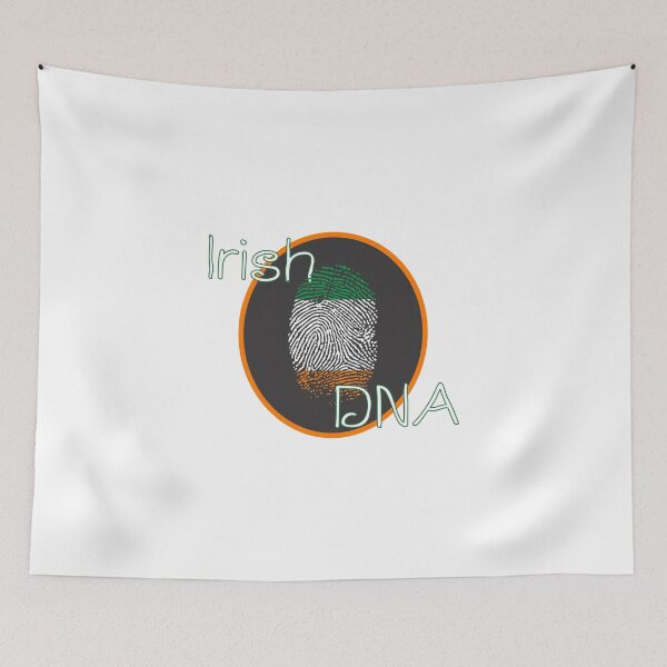 Item preview, Irish Flag DNA Fingerprint designed and sold by FortuneCookieTs.