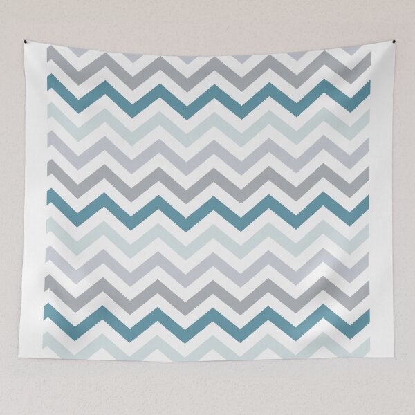 Item preview, Aqua Chevron Pattern designed and sold by TheCustom.