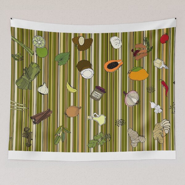 Item preview, Masala in Rhizome Stripe designed and sold by CopperCatkin.