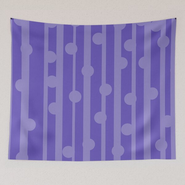 Item preview, Purple stripe and circle pattern designed and sold by LevyAmanda.