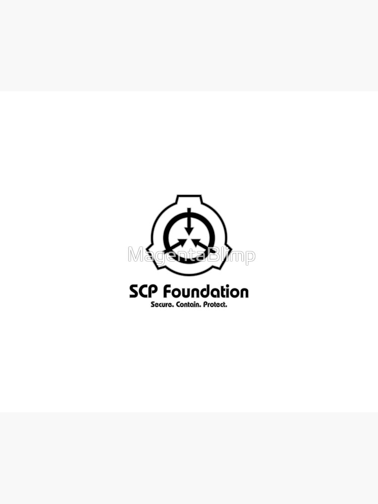 SCP Foundation (in Black) Sticker for Sale by MagentaBlimp