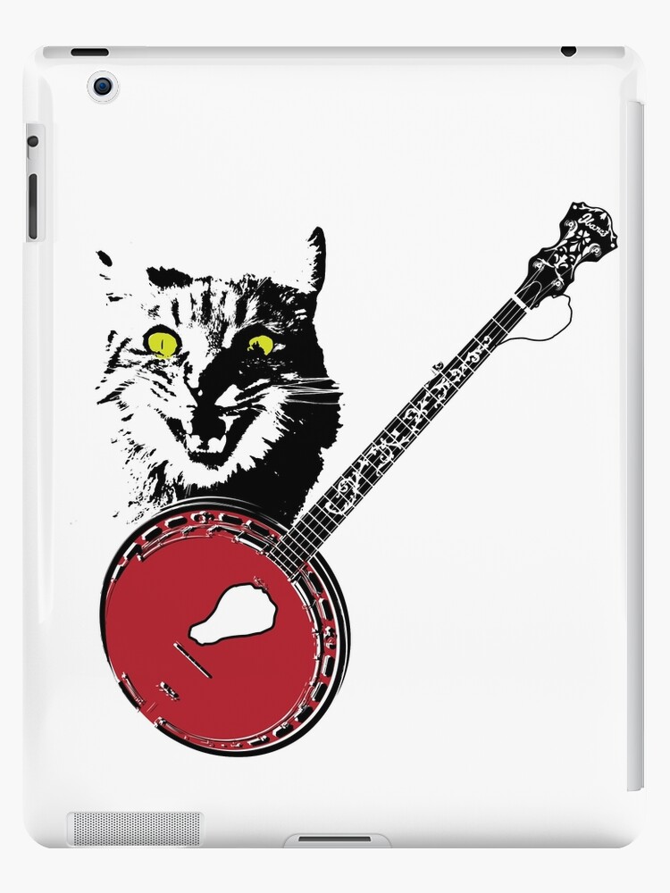 Coque Et Skin Adhesive Ipad Chat Avec Un Banjo Par Bumper Planet Redbubble