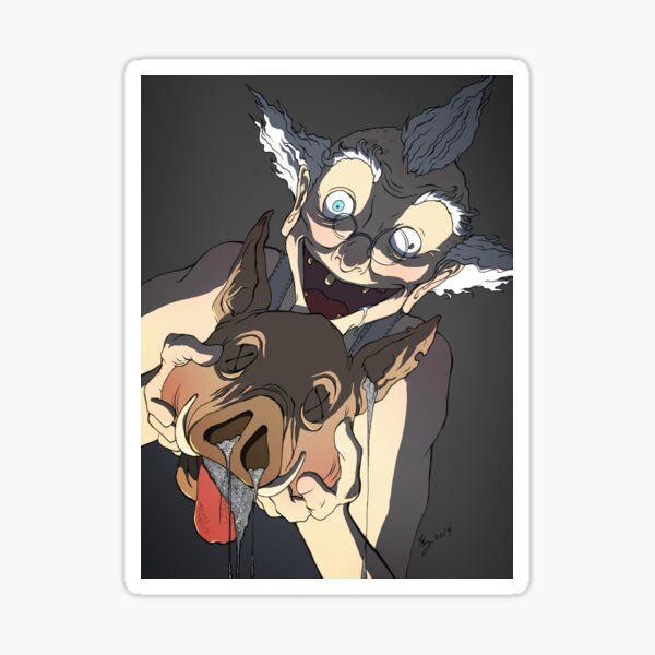 Victor The Black Powder Merchant Sticker