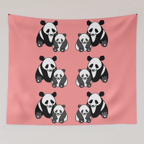 Item preview, Panda family pattern designed and sold by m-lapino.