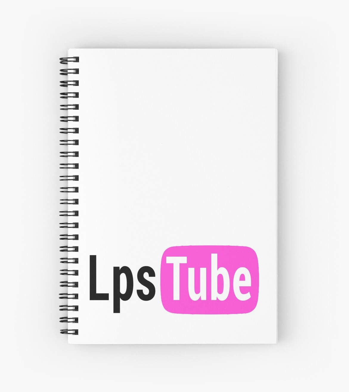 Lps Tube Logo Spiral Notebook By Alicelps Redbubble