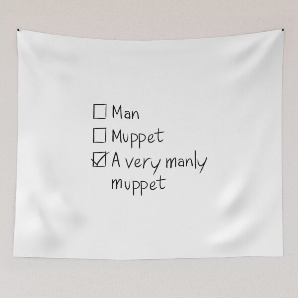 Item preview, Man or Muppet designed and sold by icecoldtea.