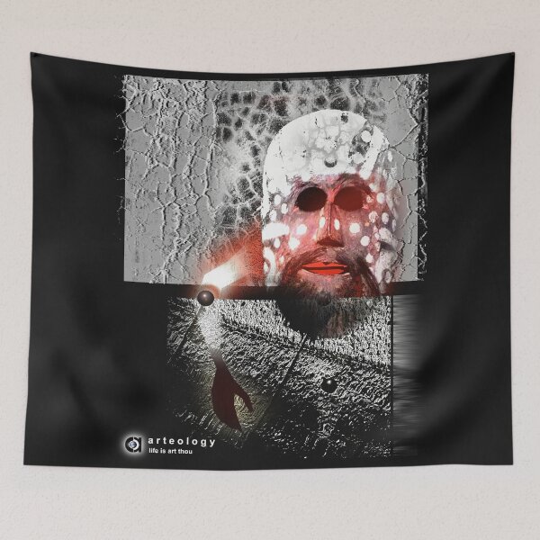 Item preview, red warrior designed and sold by arteology.