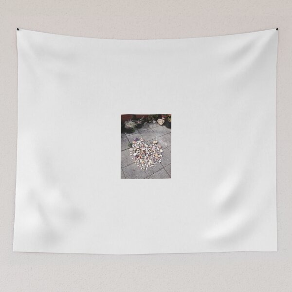 Item preview, Stone Heart on Balcony Photo designed and sold by Julia Woodman.