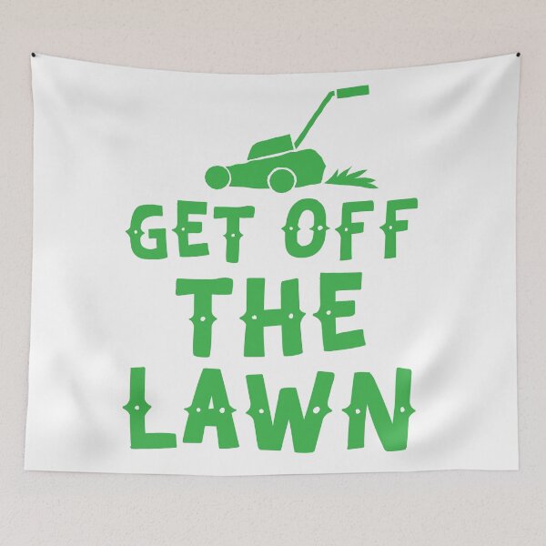Item preview, get off the lawn (with mower) designed and sold by jazzydevil.